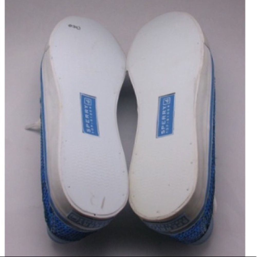 NWOB Sperry Topsider Blue Sequin Shoes - Picture 7 of 8